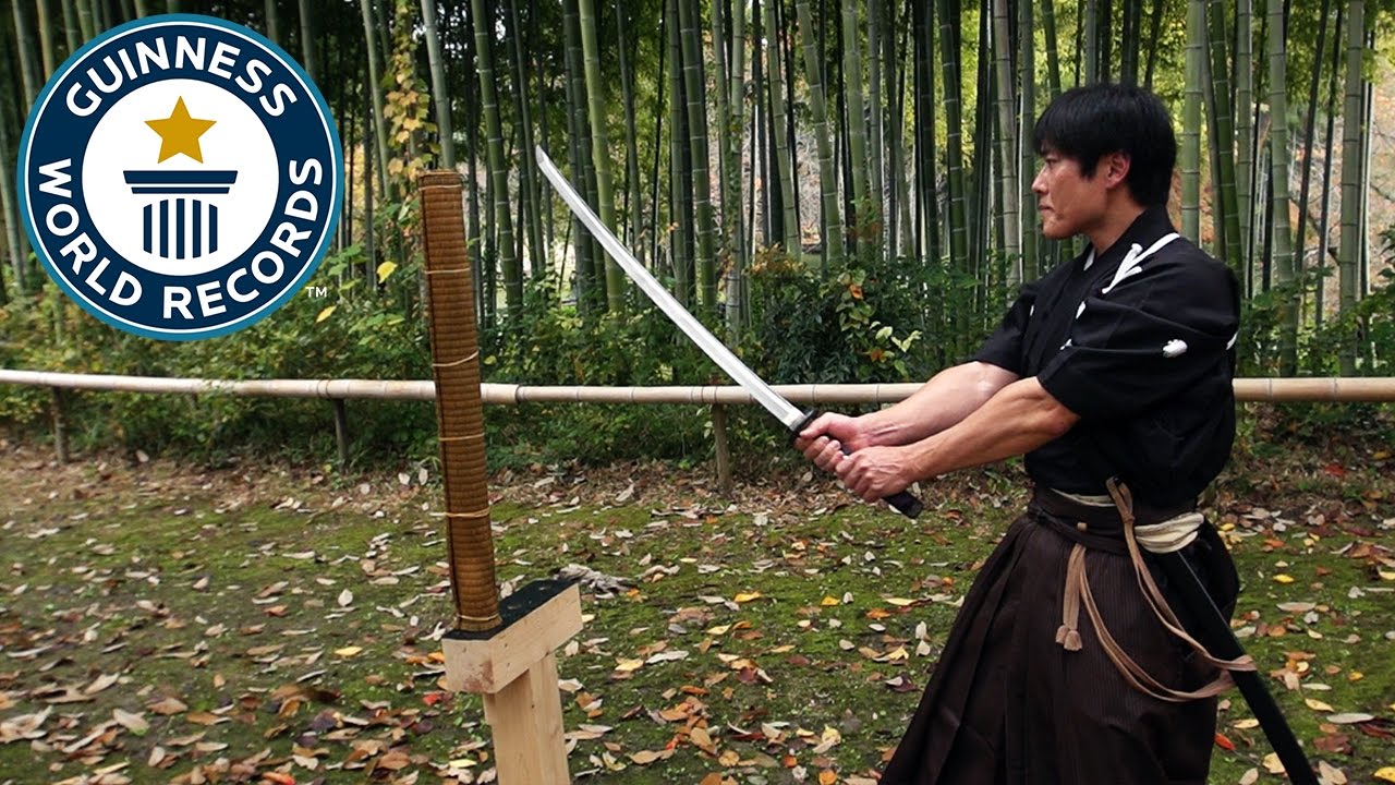 Martial Arts master attempts katana world record Guinness World Records