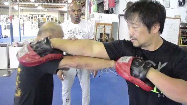 Anderson Silva training Wing Chun with Dan Inosanto