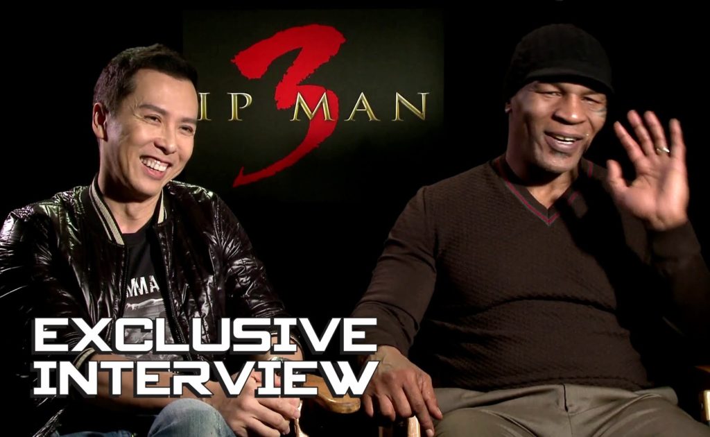 Donnie Yen and Mike Tyson in Ip Man 3 interview