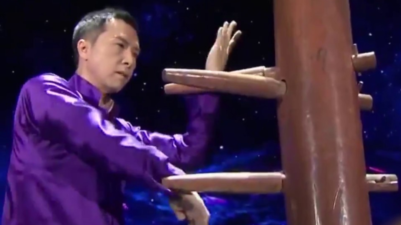 Donnie Yen Promotes Wing Chun in China (CCTV)