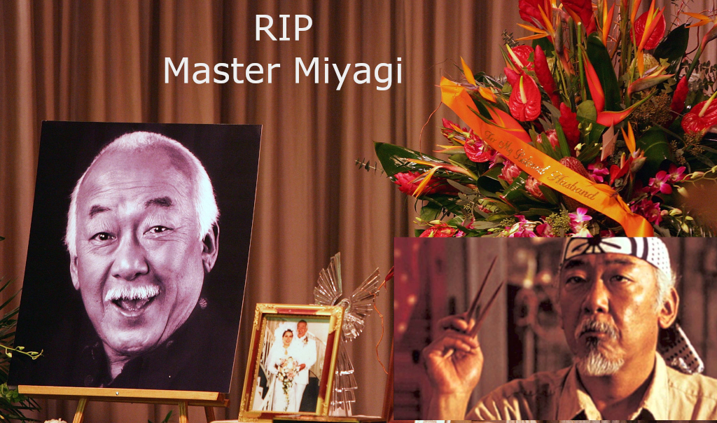 RIP Master Miyagi (1925 - 2011)