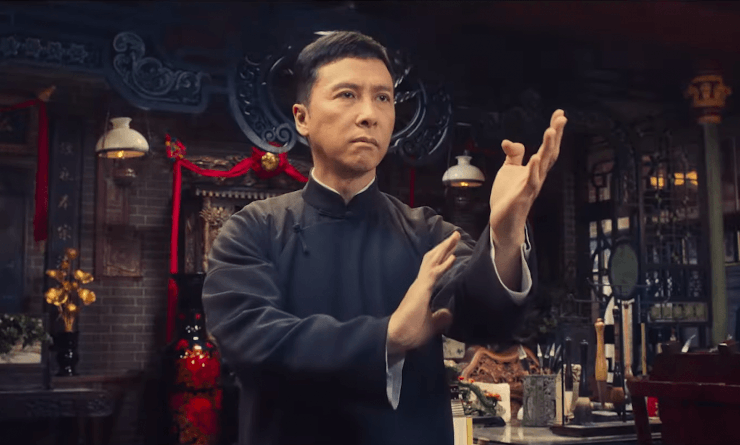 Donnie Yen as Ip man, in Ip Man 4