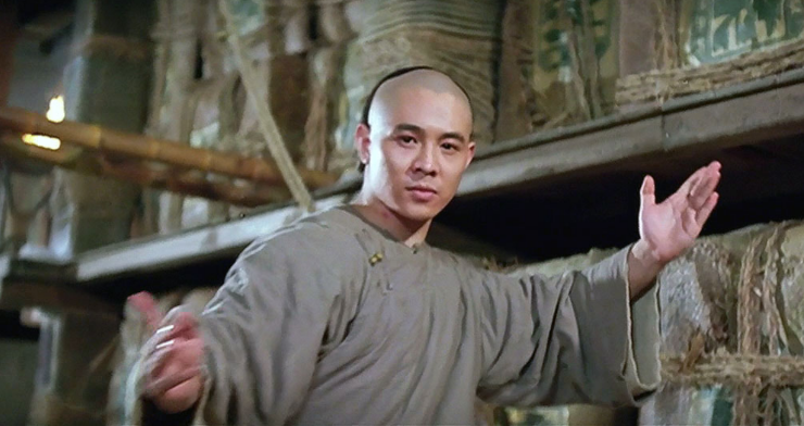 Jet Li as Master Wong Fei Hung