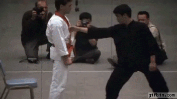 What not to do in a fight: one inch punch