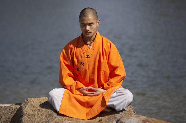 Shaolin monk meditation