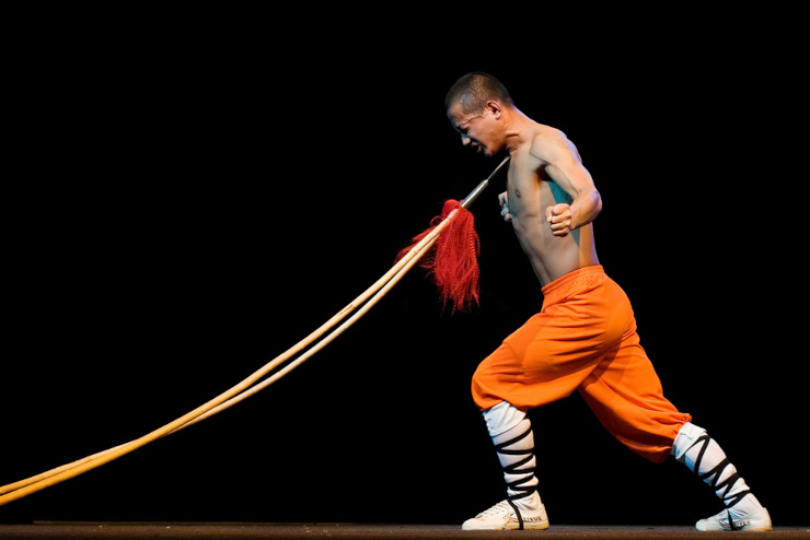 Shaolin Spear Stunt