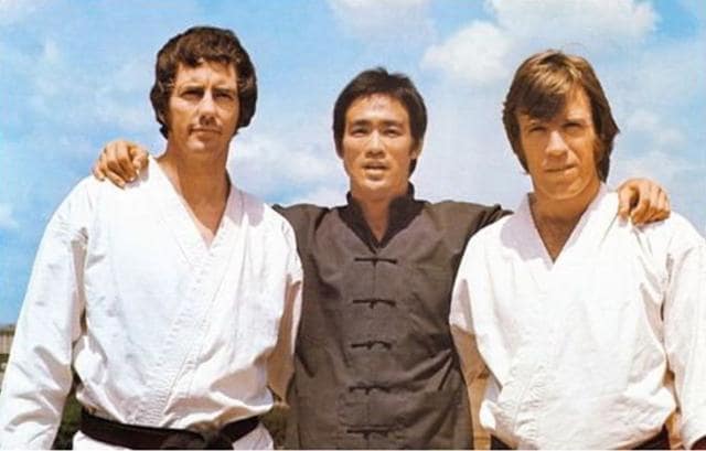 bruce lee and chuck norris