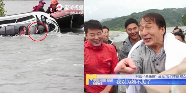 Jackie Chan Nearly Drowned while Filming on the Set