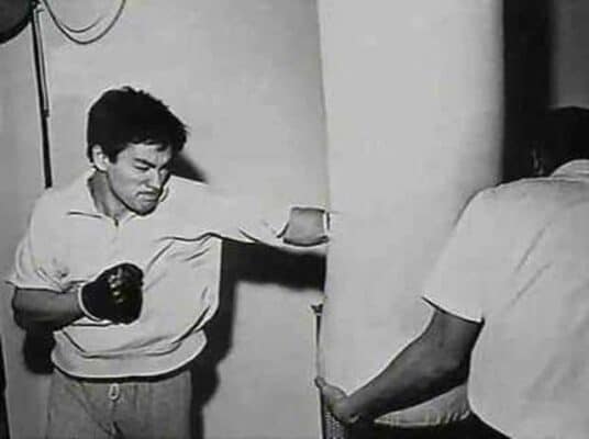Bruce Lee punching bag