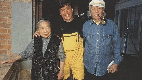 Jackie Chan with his parents