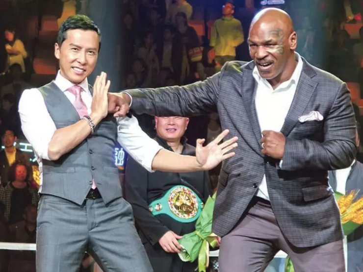 Donnie Yen and Mike Tyson