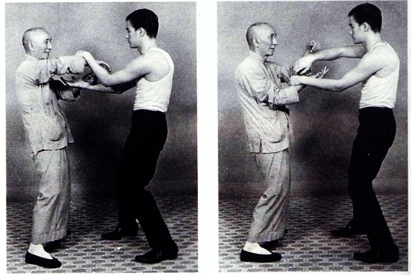 Yip Man and Bruce Lee