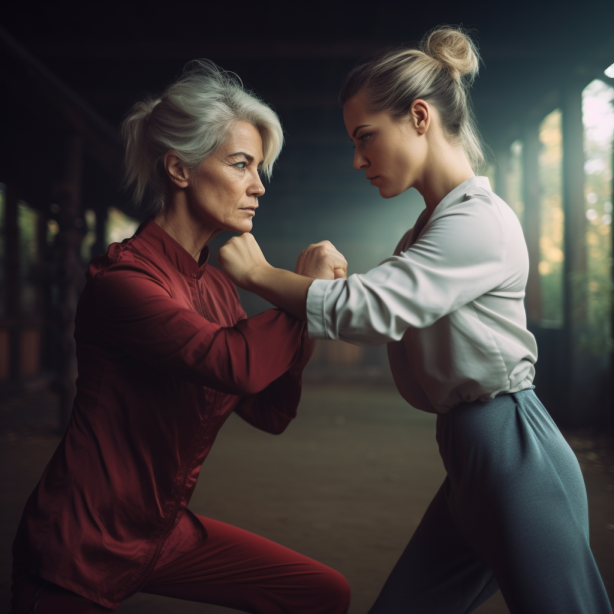 Women practicing Wing Chun